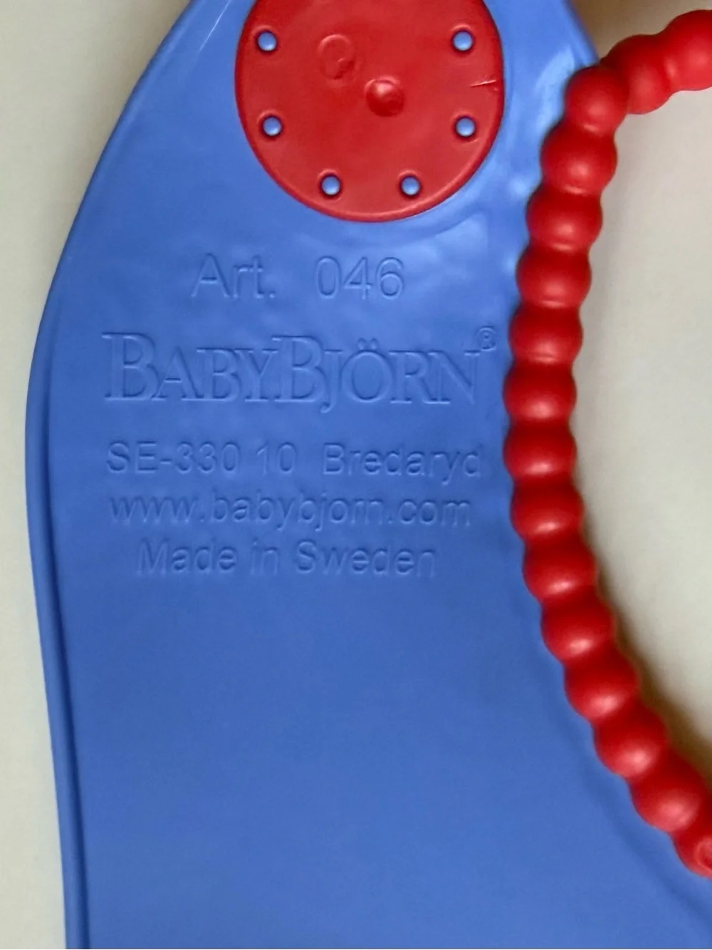 Set of 2 BabyBjorn Feeding Bibs - Blue & Yellow